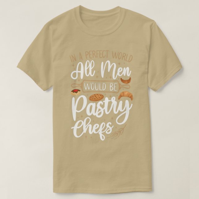 Camiseta Bake Baking Pastry Chef (Diseño del anverso)