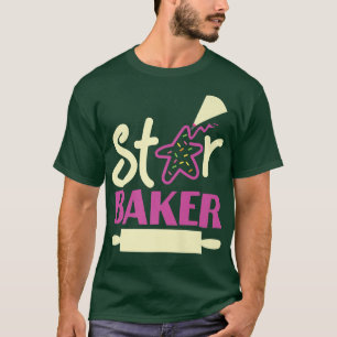 Camiseta Bake Baking Star Cookie Star Baker 