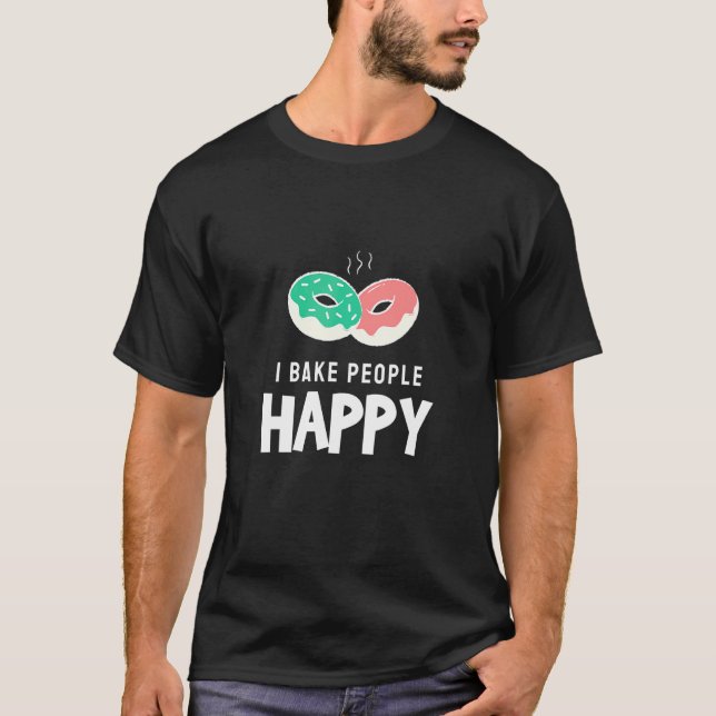 Camiseta Bake People Happy Bakers Pastry Chef 3 (Anverso)