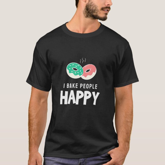 Camiseta Bake People Happy Bakers Pastry Chef 3 (Anverso)
