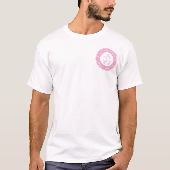 Camiseta Bake Shop de Sr. y de señora Cupcake's (Anverso)