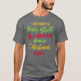 Camiseta Bake Stuff y ver a los Navidades Navidades de cine