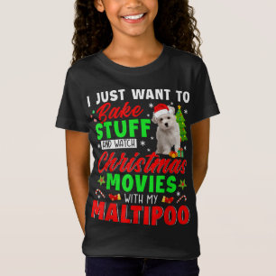 Camiseta Bake Stuff Y Ver Películas De Navidades Con Mi Mal