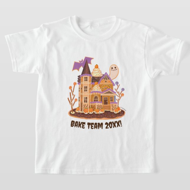 Camiseta Bake Team Halloween despide a los niños (Distribución)