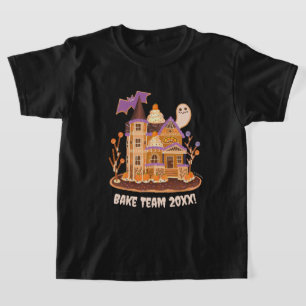 Camiseta Bake Team Halloween despide a los niños negros