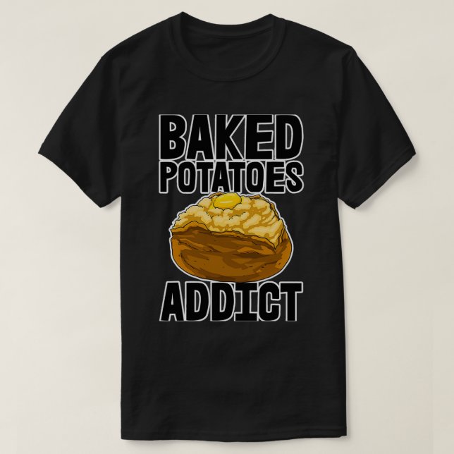 Camiseta Baked Potato Funny Baker Love Foodie (Diseño del anverso)