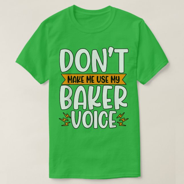 Camiseta Baker Baking 152 (Diseño del anverso)