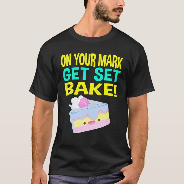 Camiseta Baker Británico Obtén Set Bake Baker Pastry Chef B (Anverso)