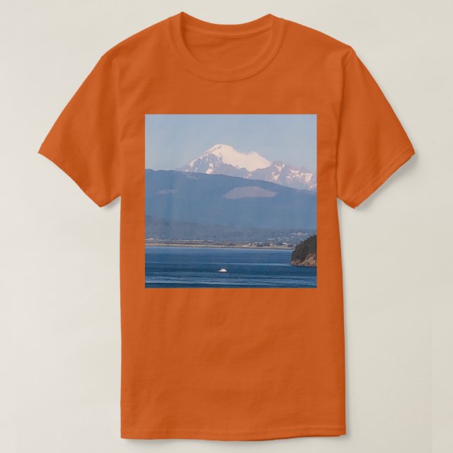 Camiseta Baker con vistas al Salish (Diseño del anverso)