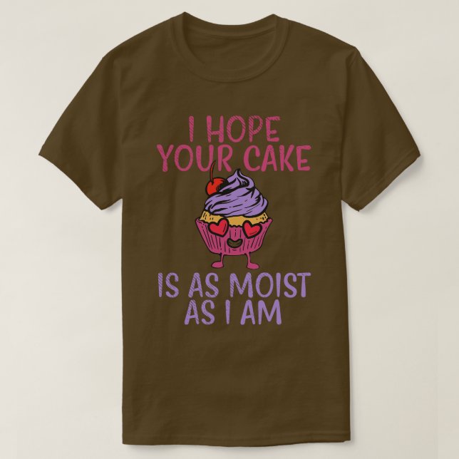 Camiseta Baker Cupakes Baking Postres Cocinando Comida (Diseño del anverso)