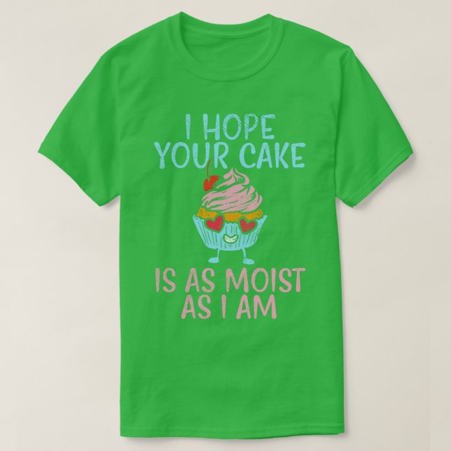 Camiseta Baker Cupcake Baking Postres Cocinar Diseño de Com (Diseño del anverso)