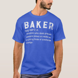Camiseta Baker Definition Funny Baking Baker Cooking T-Shir