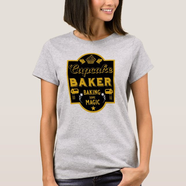 Camiseta Baker maestro de pasteles (Anverso)