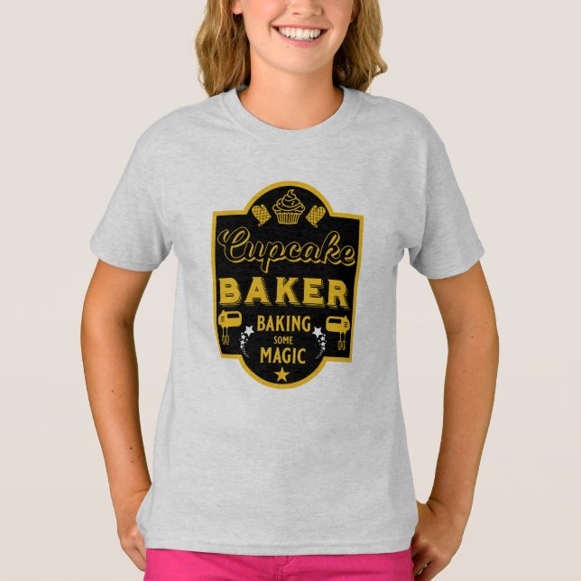 Camiseta Baker maestro de pasteles (Anverso)