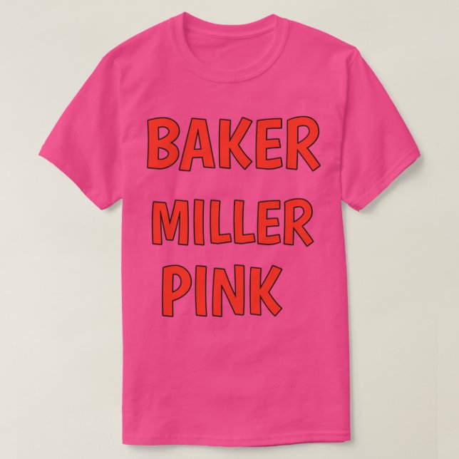 Camiseta baker miller pink classic 2022 (Diseño del anverso)