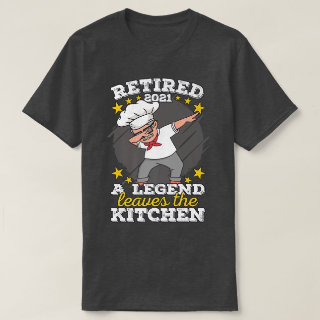 Camiseta Baker Pizza Maker Cookretireme (Diseño del anverso)