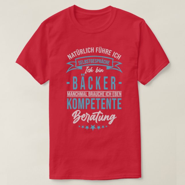 Camiseta Baker Saying Funny Profesora Master Baker (Diseño del anverso)