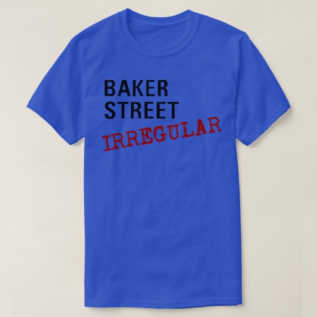 Camiseta Baker Street Irregular (Diseño del anverso)