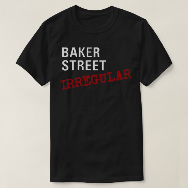 Camiseta Baker Street Irregular white (Diseño del anverso)