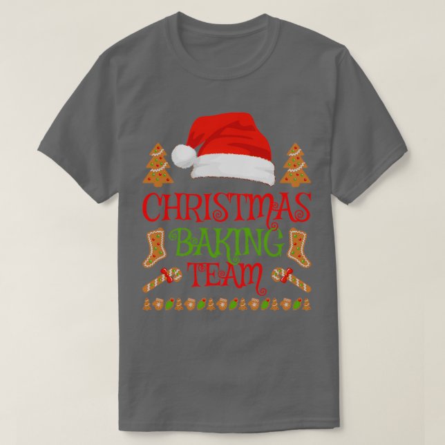 Camiseta Baker Xmas Navidades de regalo Equipo de hornear C (Diseño del anverso)