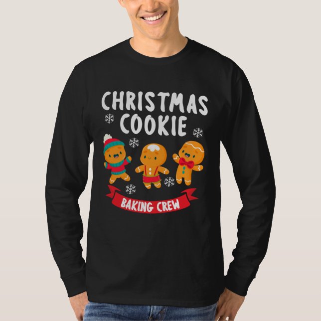 Camiseta Bakers Christmas Cookie Crew Family Baking Team Gi (Anverso)