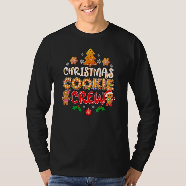 Camiseta Bakers Christmas Cookie Crew Family Baking Team Ho (Anverso)