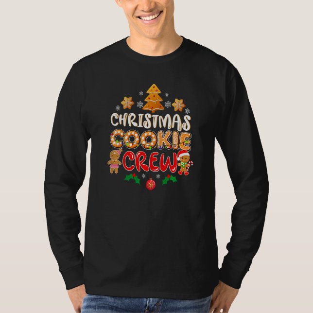 Camiseta Bakers Christmas Cookie Crew Family Baking Team Ho (Anverso)