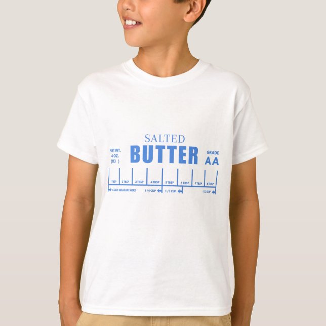 Camiseta Bakers gift SALTED butter  (Anverso)