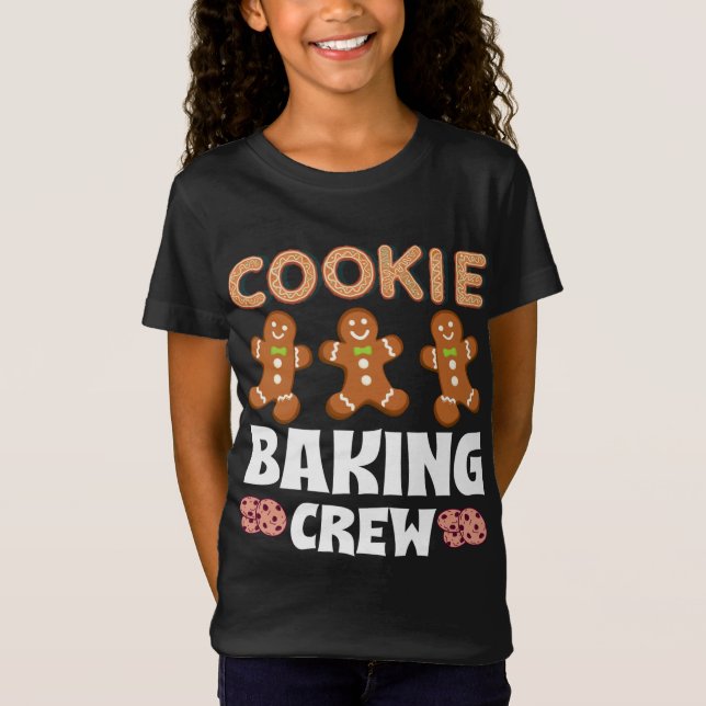 Camiseta Bakers Navidades Cookie Crew Family Baking Team Gi (Anverso)