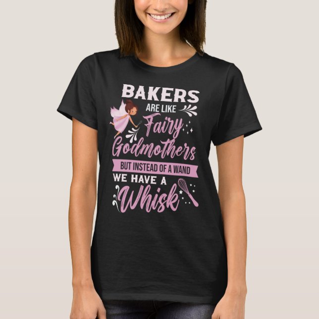 Camiseta bakers sweet tooth muffin Fairy cookie baking (Anverso)