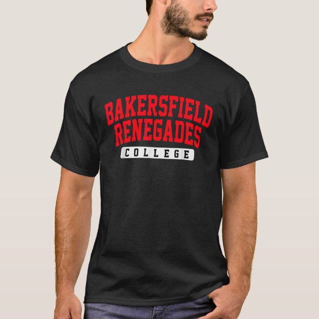 Camiseta Bakersfield College Renegades Arch Vintage Retro D (Anverso)