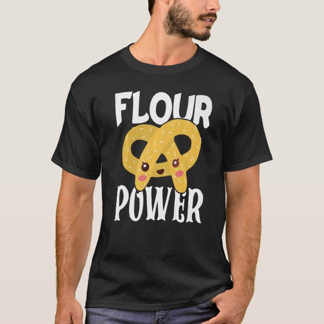 Camiseta Bakery Donut Baking Flour Power Confectioner Cake  (Anverso)