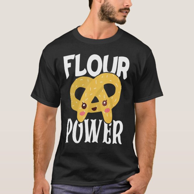 Camiseta Bakery Donut Baking Flour Power Confectioner Cake  (Anverso)