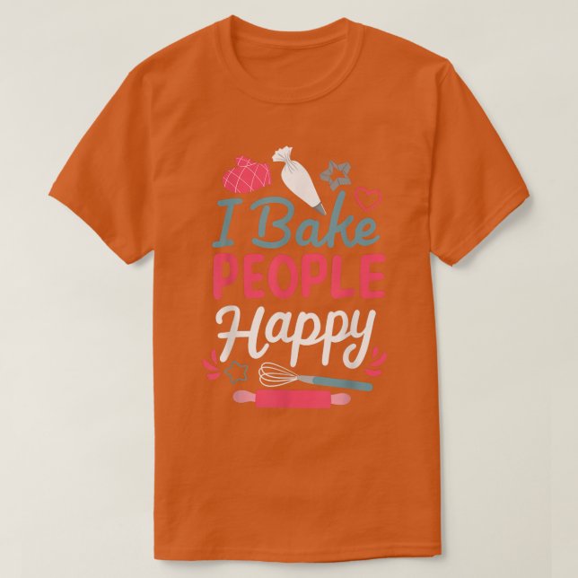 Camiseta Baking Baker Bakery Confectioner Cake  (Diseño del anverso)