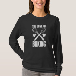 Camiseta Baking Baker Bakery Cupcake Whisk - El amor de Ba