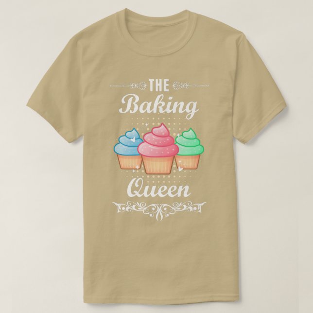 Camiseta Baking Baker Cocinar Pastel de tarta (Diseño del anverso)
