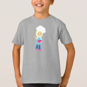 Camiseta Baking, Baker, Pasta Chef, Chica Cute, Cabello Blo