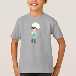 Camiseta Baking, Baker, Pasta Chef, Cute Boy, Pelo Marrón