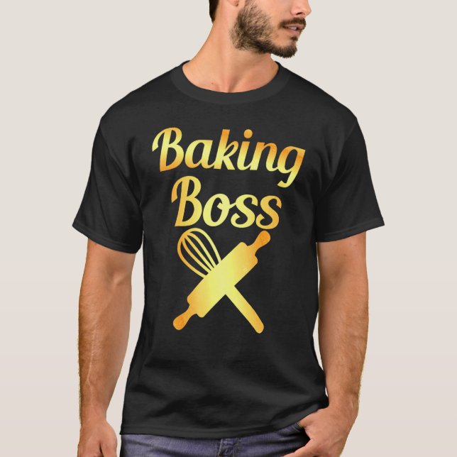 Camiseta Baking Boss Baker Bake (Anverso)