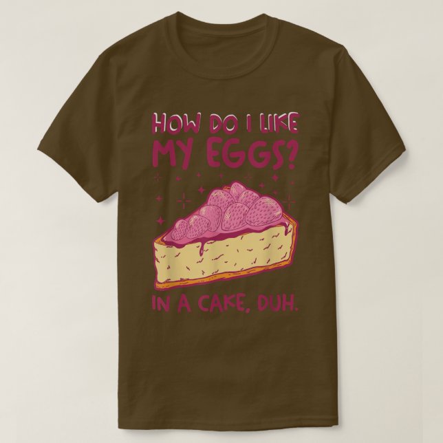Camiseta Baking Cake Lover (Diseño del anverso)