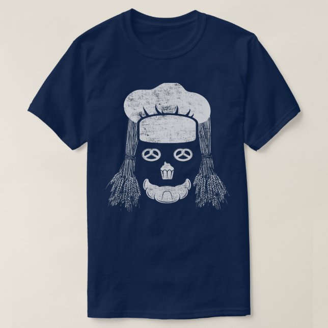Camiseta Baking Chef para pan y bollería (Diseño del anverso)