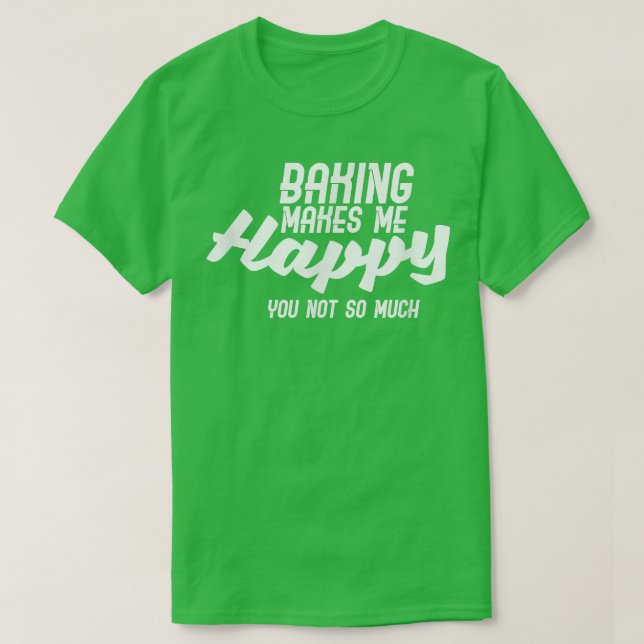 Camiseta Baking Chef profesión comida T-Shirt (Diseño del anverso)