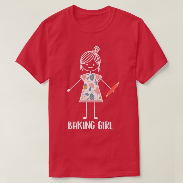 Camiseta Baking Chica - Bakery Baker (Diseño del anverso)
