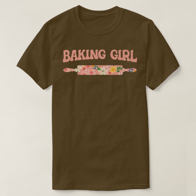 Camiseta Baking Chica Baking Muffins Cookie Cupcakes Bakú  (Diseño del anverso)