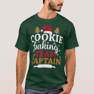 Camiseta Baking Crew Christmas Cookie Baking Team Captain