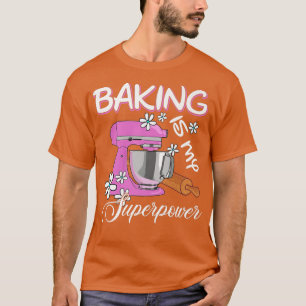 Camiseta Baking es mi regalo para bolas y bolas de superpod