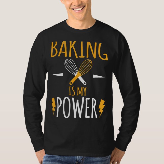Camiseta Baking Es Mi Superpower Perfect Design Baker (Anverso)