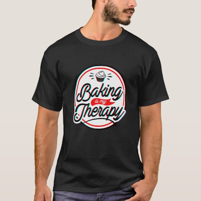 Camiseta Baking es mi terapia (Anverso)