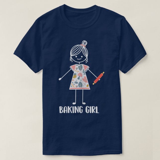 Camiseta Baking Girl - Bakery Baker  (Diseño del anverso)