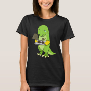 Camiseta Baking Gone Wrong Dinosaur Chef Culinario Baker Co